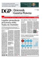 okłada najnowszego numeru Dziennik Gazeta Prawna