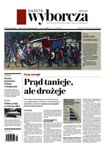 okłada najnowszego numeru Gazeta Wyborcza