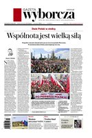 okłada najnowszego numeru Gazeta Wyborcza