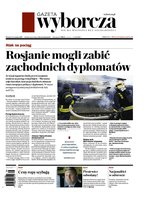 okłada najnowszego numeru Gazeta Wyborcza