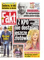 widok pierwszej strony Fakt