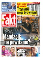 okłada najnowszego numeru Fakt