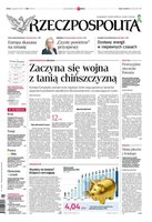 okłada najnowszego numeru Rzeczpospolita