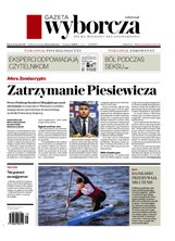 okłada najnowszego numeru Gazeta Wyborcza