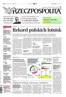 okłada najnowszego numeru Rzeczpospolita