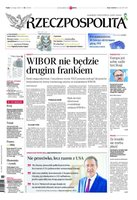 okłada najnowszego numeru Rzeczpospolita