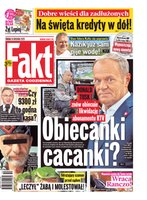 okłada najnowszego numeru Fakt