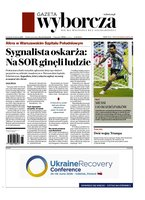 okłada najnowszego numeru Gazeta Wyborcza
