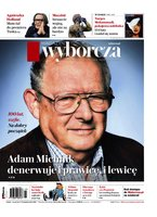 okłada najnowszego numeru Gazeta Wyborcza