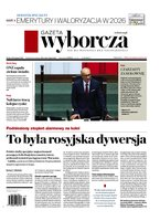 okłada najnowszego numeru Gazeta Wyborcza