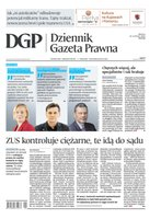okłada najnowszego numeru Dziennik Gazeta Prawna