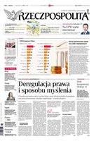 okłada najnowszego numeru Rzeczpospolita