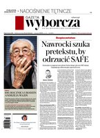 okłada najnowszego numeru Gazeta Wyborcza