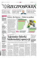 okłada najnowszego numeru Rzeczpospolita