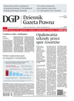 okłada najnowszego numeru Dziennik Gazeta Prawna