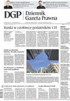 okłada najnowszego numeru Dziennik Gazeta Prawna
