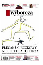 okłada najnowszego numeru Gazeta Wyborcza
