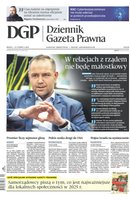 okłada najnowszego numeru Dziennik Gazeta Prawna