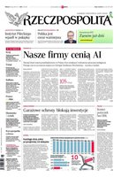 okłada najnowszego numeru Rzeczpospolita