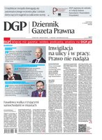 okłada najnowszego numeru Dziennik Gazeta Prawna