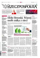 okłada najnowszego numeru Rzeczpospolita