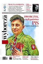 widok pierwszej strony Gazeta Wyborcza