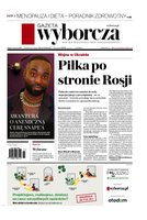okłada najnowszego numeru Gazeta Wyborcza