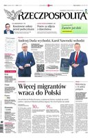 okłada najnowszego numeru Rzeczpospolita