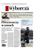 okłada najnowszego numeru Gazeta Wyborcza