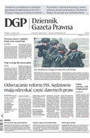 okłada najnowszego numeru Dziennik Gazeta Prawna