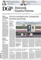 okłada najnowszego numeru Dziennik Gazeta Prawna