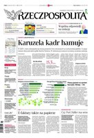 okłada najnowszego numeru Rzeczpospolita