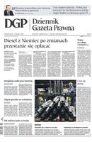 okłada najnowszego numeru Dziennik Gazeta Prawna