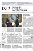 okłada najnowszego numeru Dziennik Gazeta Prawna