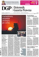 okłada najnowszego numeru Dziennik Gazeta Prawna