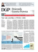 okłada najnowszego numeru Dziennik Gazeta Prawna