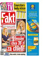okłada najnowszego numeru Fakt