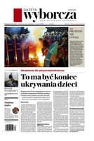 okłada najnowszego numeru Gazeta Wyborcza