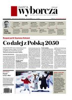 okłada najnowszego numeru Gazeta Wyborcza