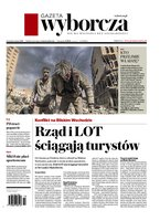 okłada najnowszego numeru Gazeta Wyborcza