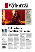 okłada najnowszego numeru Gazeta Wyborcza