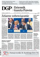 okłada najnowszego numeru Dziennik Gazeta Prawna