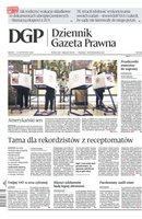 okłada najnowszego numeru Dziennik Gazeta Prawna