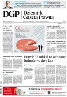 okłada najnowszego numeru Dziennik Gazeta Prawna