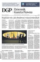 okłada najnowszego numeru Dziennik Gazeta Prawna