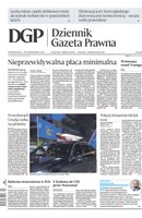 okłada najnowszego numeru Dziennik Gazeta Prawna