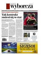 okłada najnowszego numeru Gazeta Wyborcza