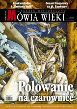 okłada najnowszego numeru Mówią Wieki