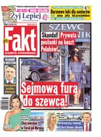 okłada najnowszego numeru Fakt