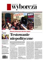 okłada najnowszego numeru Gazeta Wyborcza